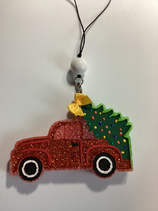 Christmas truck and tree